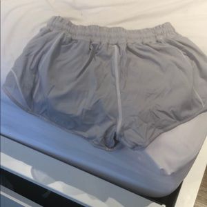 white- now greyish lululemon shorts great quality